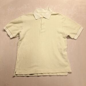 Arket Mens Terry Cotton Textured Polo Small Green Eur Small